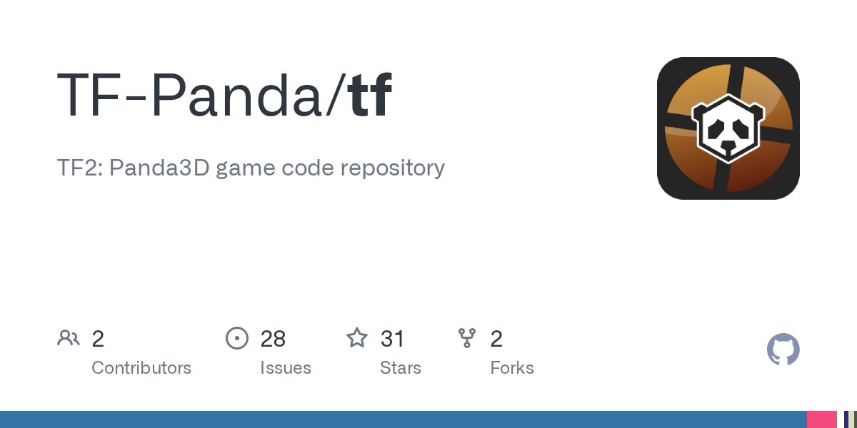 GitHub TFPanda/tf TF game code tree