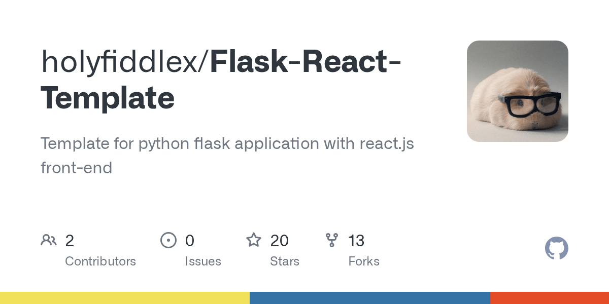 GitHub holyfiddlex/FlaskReactTemplate Template for python flask