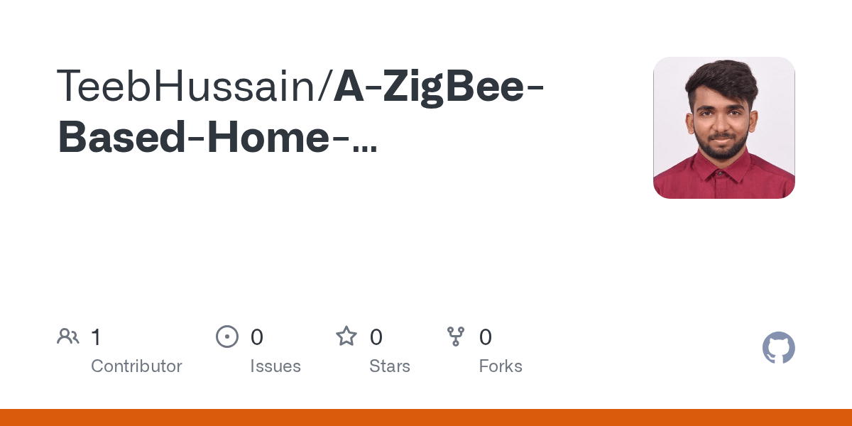 GitHub TeebHussain/AZigBeeBasedHomeAutomationSystem