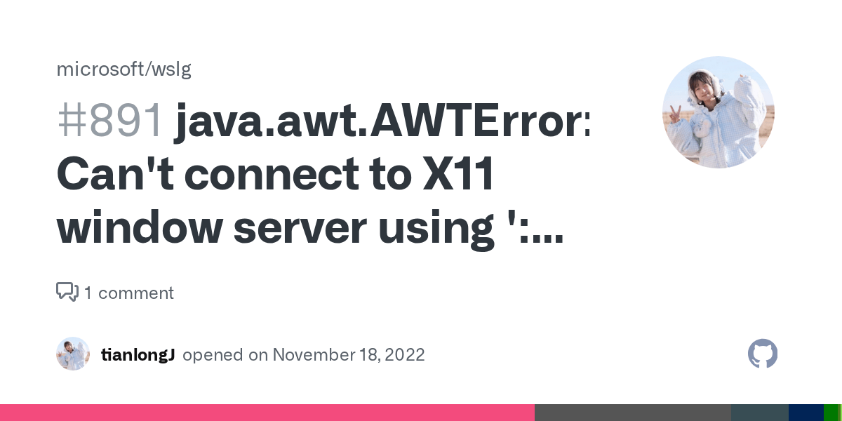 java.awt.AWTError Can't connect to X11 window server using '0' as the