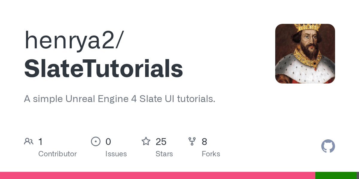 GitHub henrya2/SlateTutorials A simple Unreal Engine 4