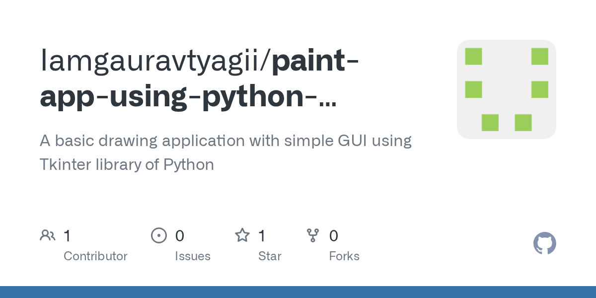 GitHub gauravtyagiji/paintappusingpythonTkinter A basic drawing