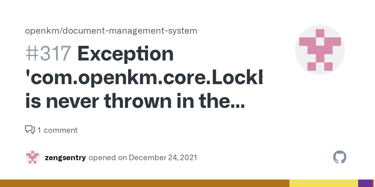 Exception is never thrown in the