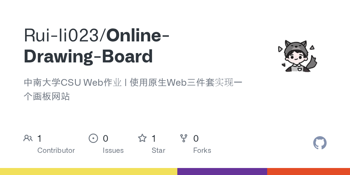 GitHub 在线画板