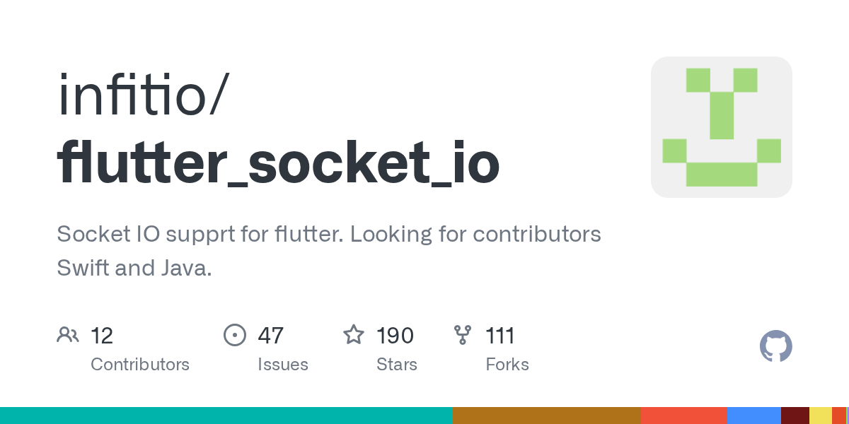 GitHub infitio/flutter_socket_io Socket IO supprt for flutter. Looking for contributors Swift