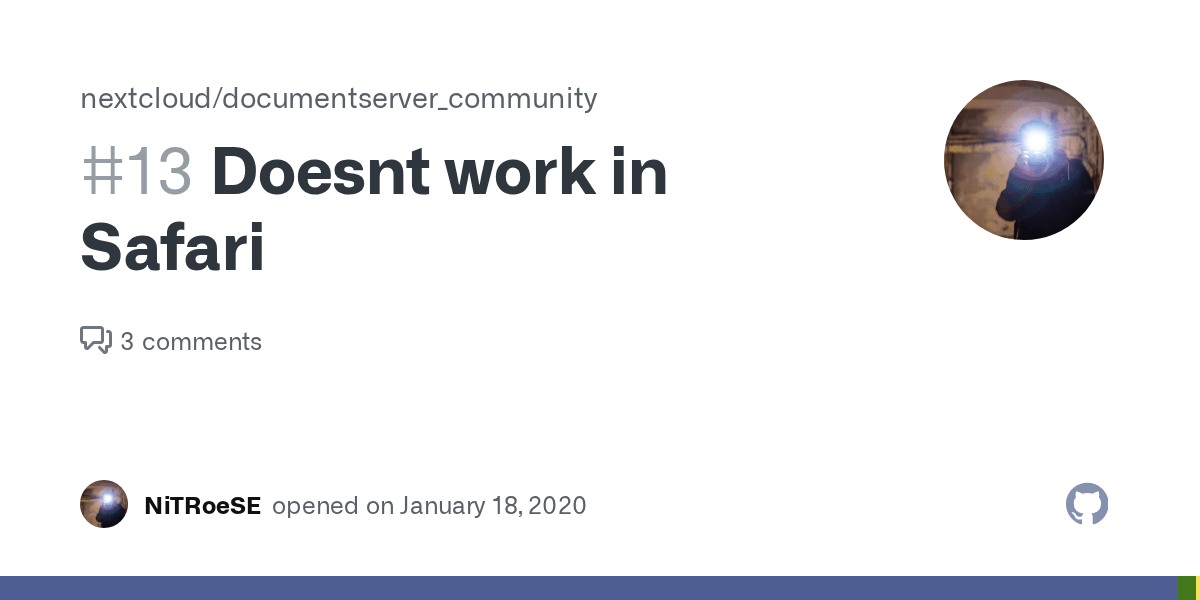 Doesnt work in Safari · Issue 13 ·