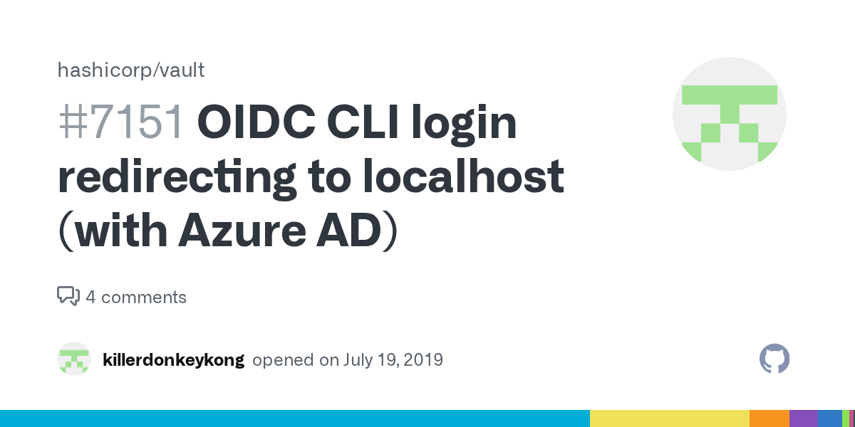 OIDC CLI login redirecting to localhost (with Azure AD) · Issue 7151