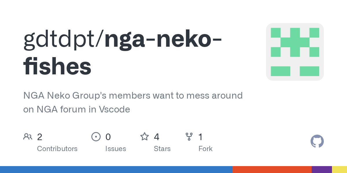 GitHub gdtdpt/nganekofishes NGA Neko Group's members want to mess