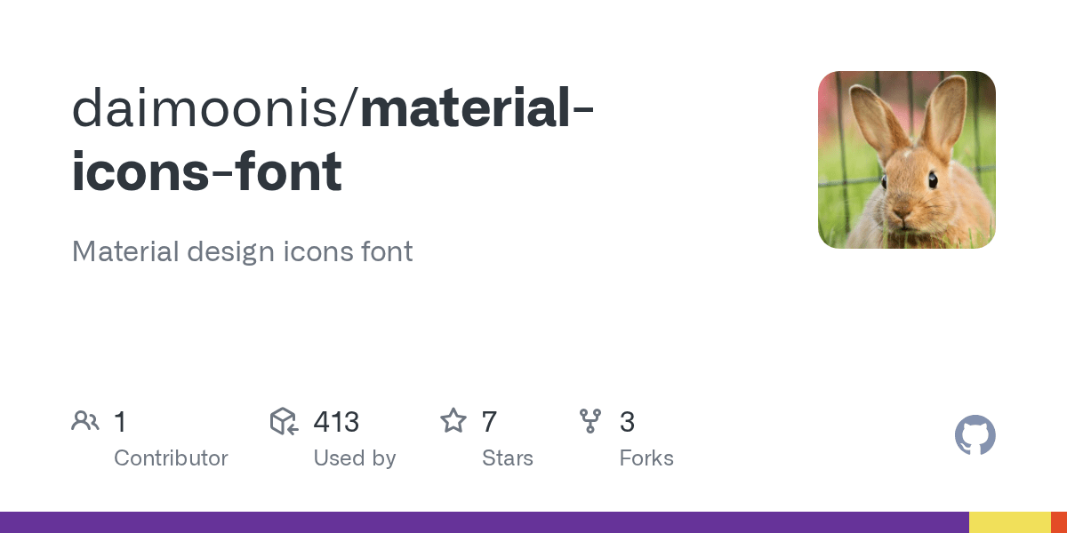GitHub daimoonis/materialiconsfont Material design icons font