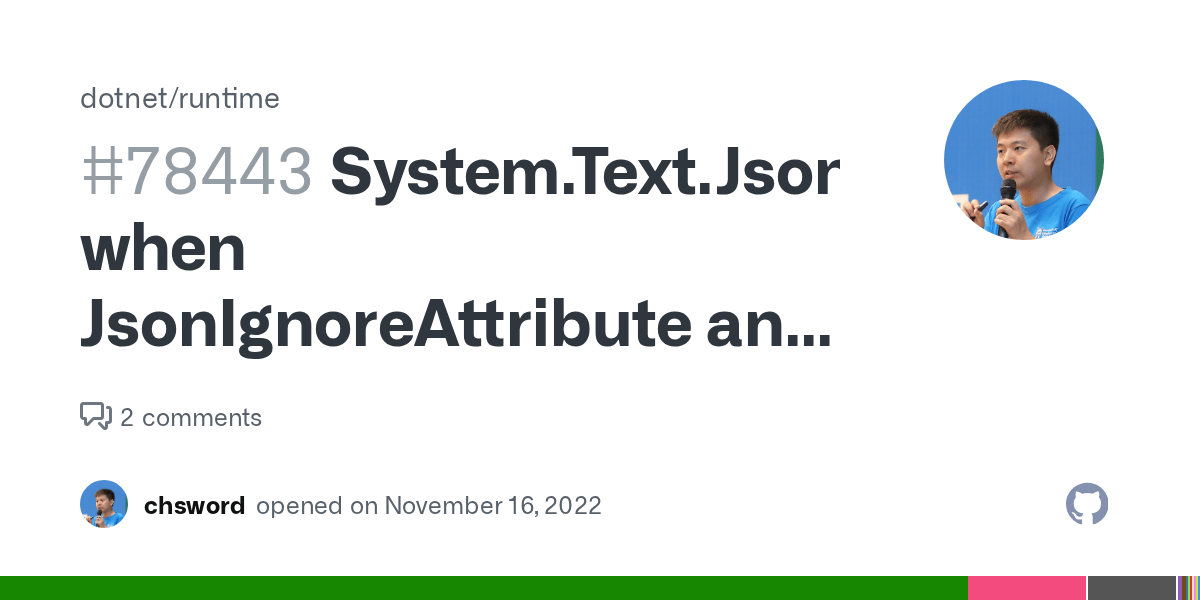 System.Text.Json.JsonSerializer.Serialize, when JsonIgnoreAttribute and