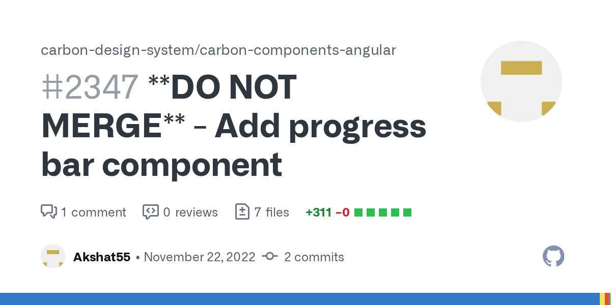 **DO NOT MERGE** Add progress bar component by Akshat55 · Pull