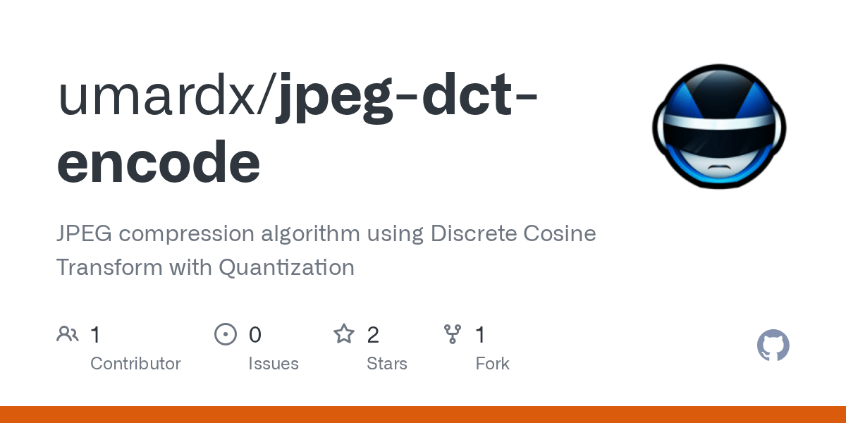 jpegdctencode/JPEGEncodingDecoding.ipynb at master · umardx/jpegdctencode · GitHub