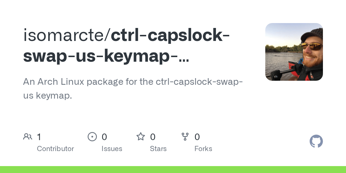 GitHub isomarcte/ctrlcapslockswapuskeymaparchlinuxpackage An