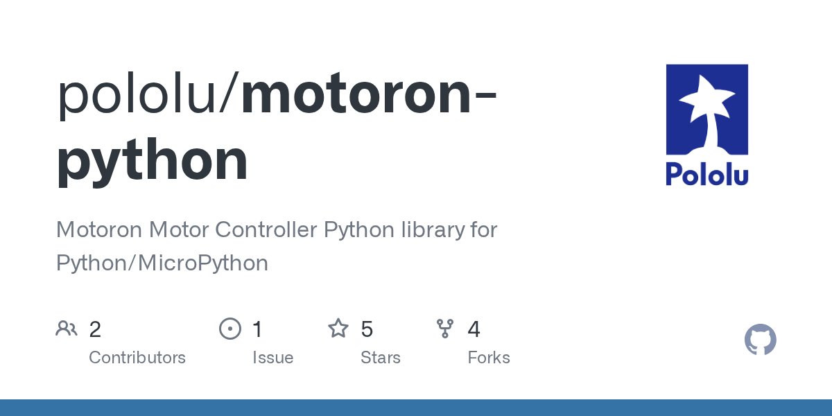 motoronpython/i2c_simple_example.py at master · pololu/motoronpython