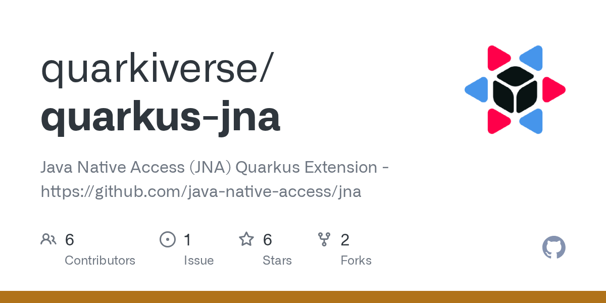 GitHub quarkiverse/quarkusjna Java Native Access (JNA) Quarkus