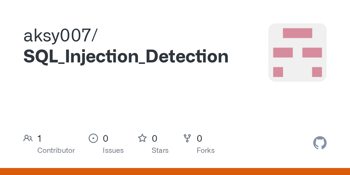 GitHub aksy007/SQL_Injection_Detection