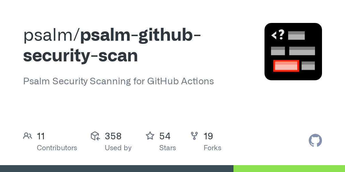 psalmgithubsecurityscan/.github/workflows/watch.yml at master · psalm/psalmgithubsecurity