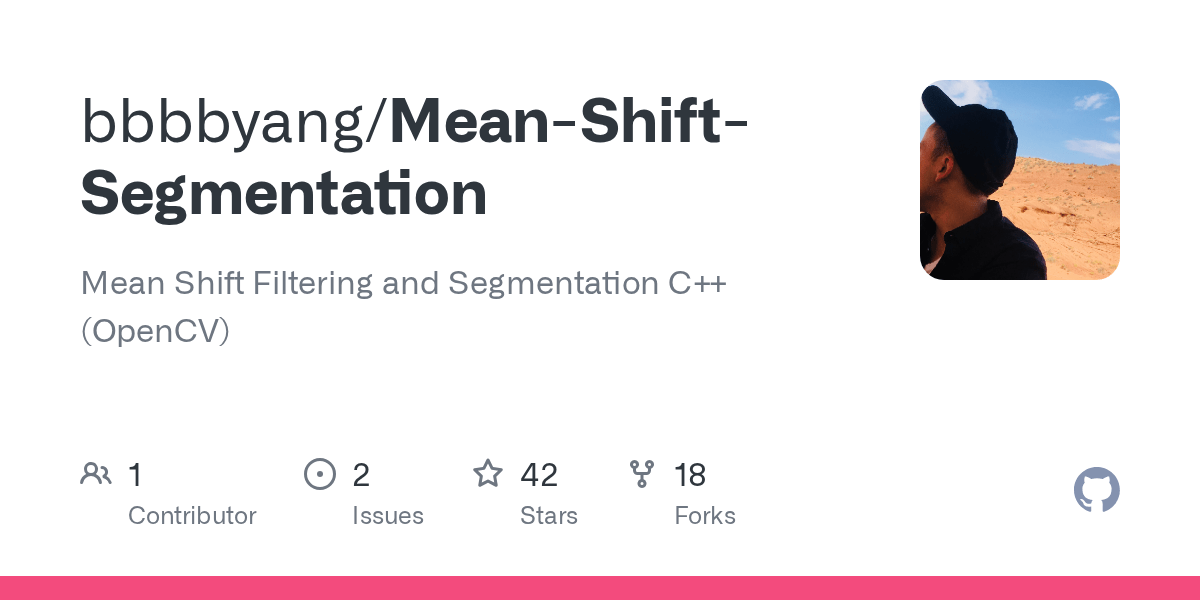 GitHub bbbbyang/MeanShiftSegmentation Mean Shift Filtering and