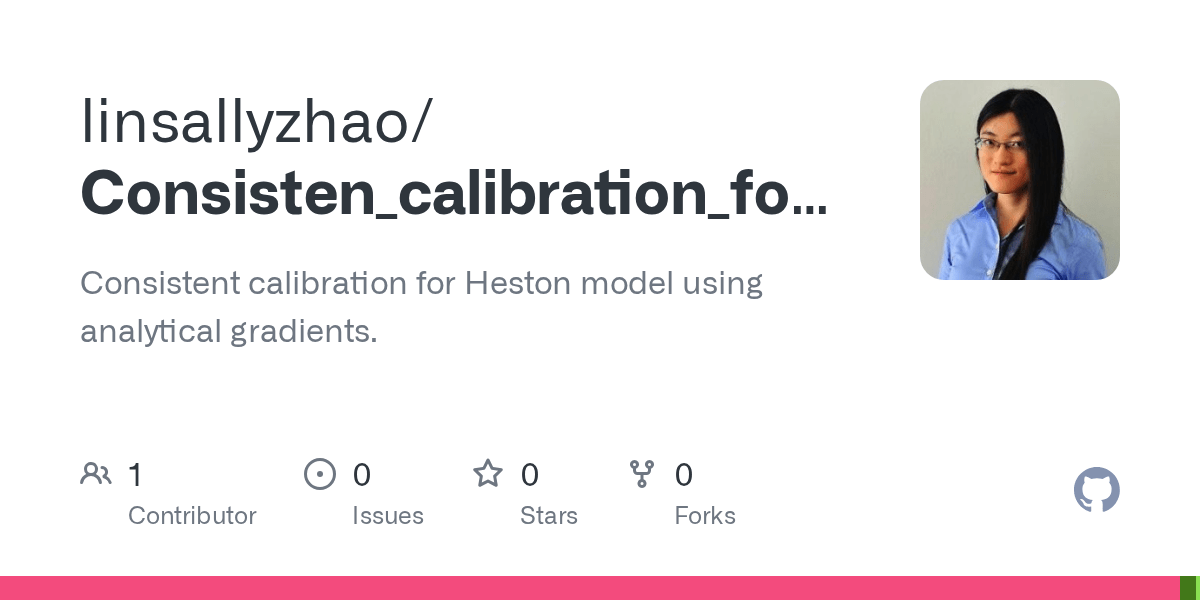 GitHub linsallyzhao/Consisten_calibration_for_Heston Consistent