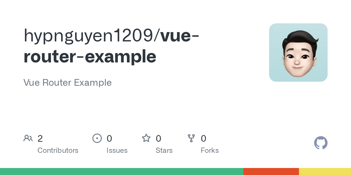 GitHub hypnguyen1209/vuerouterexample Vue Router Example