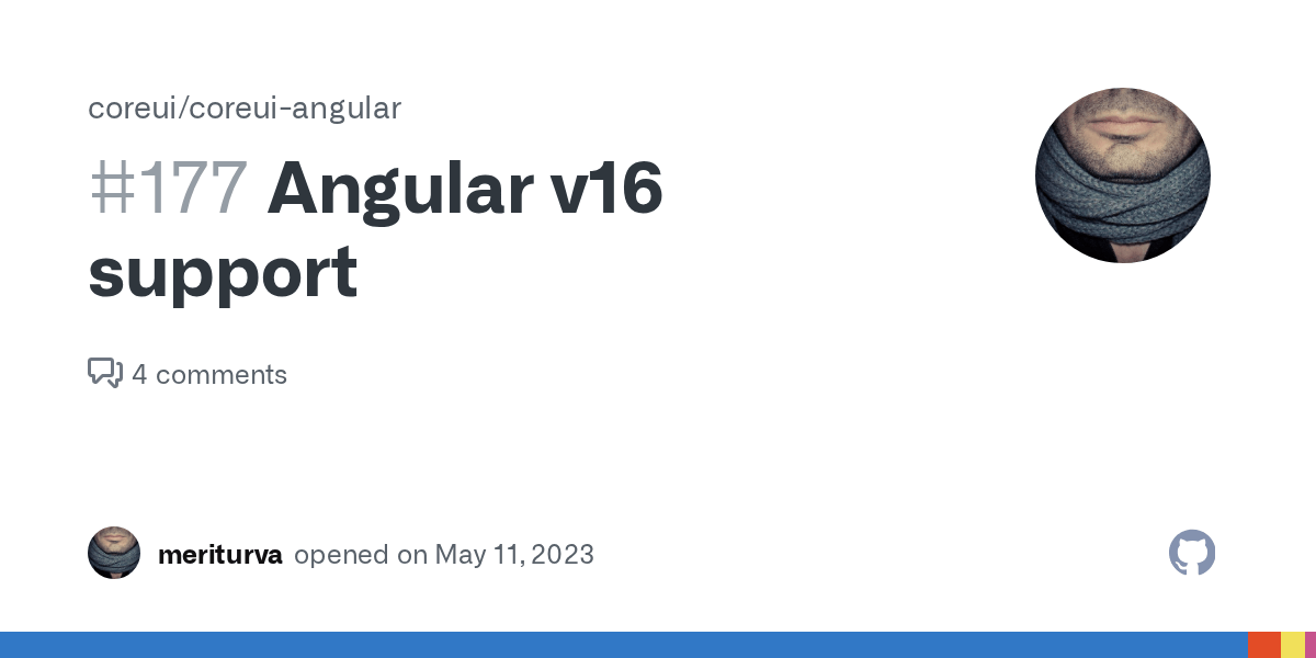 Angular v16 support · Issue 177 · coreui/coreuiangular · GitHub