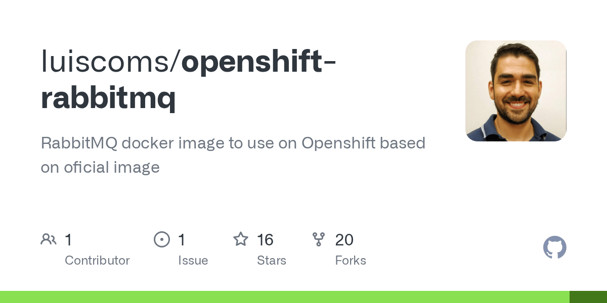 GitHub RabbitMQ docker