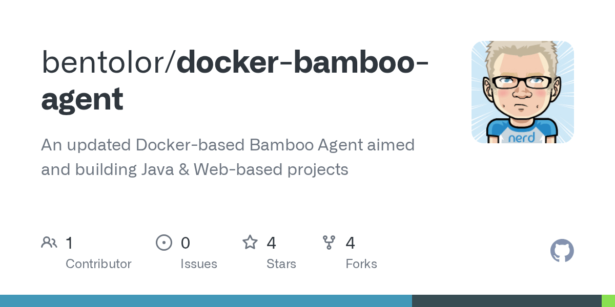 GitHub bentolor/dockerbambooagent An updated Dockerbased Bamboo