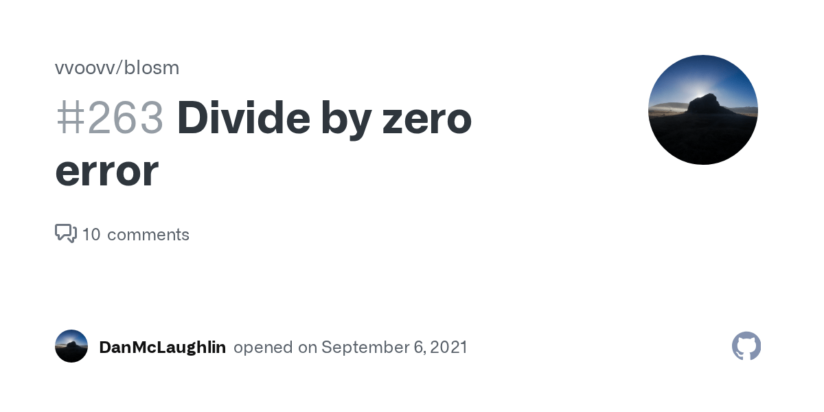 Divide by zero error · Issue 263 · vvoovv/blosm · GitHub