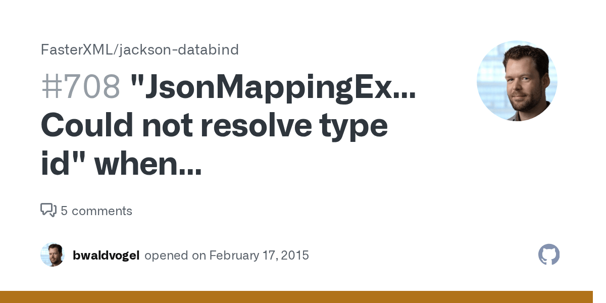 "JsonMappingException Could not resolve type id" when registerSubtypes