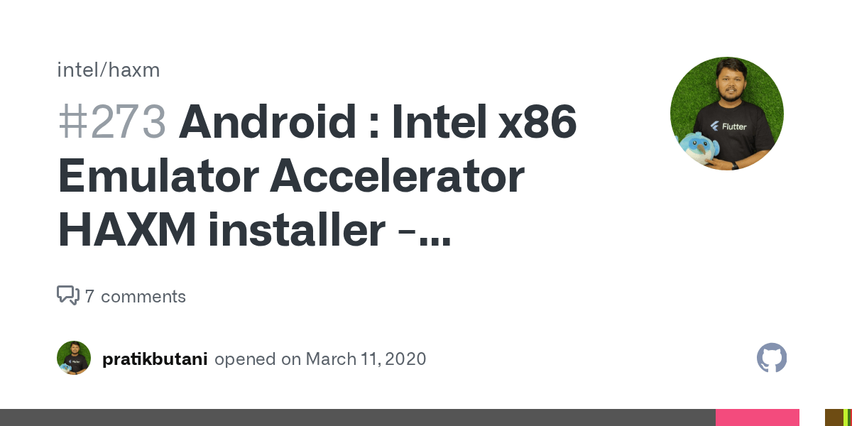 Intel X86 Emulator Accelerator (haxm Installer) Sugartrk