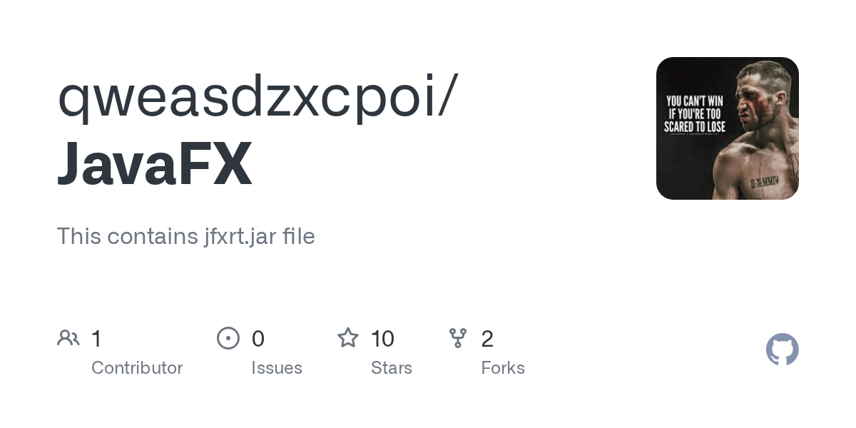 GitHub qweasdzxcpoi/JavaFX This contains jfxrt.jar file