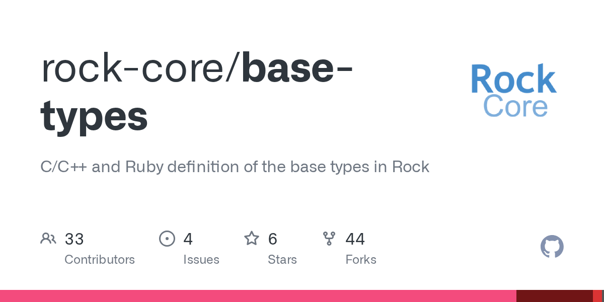 GitHub rockcore/basetypes C/C++ and Ruby definition of the base