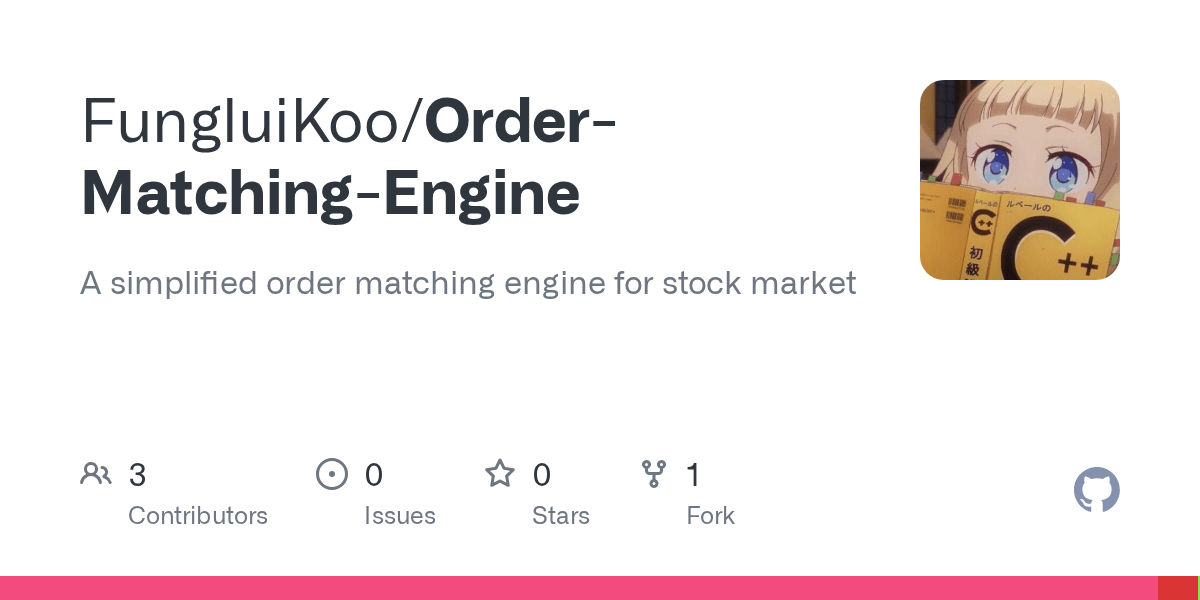 GitHub FungluiKoo/OrderMatchingEngine A simplified order matching
