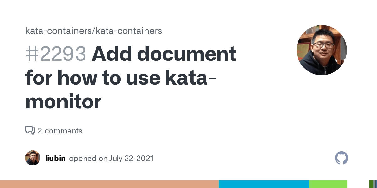 Add document for how to use katamonitor · Issue 2293 · kata