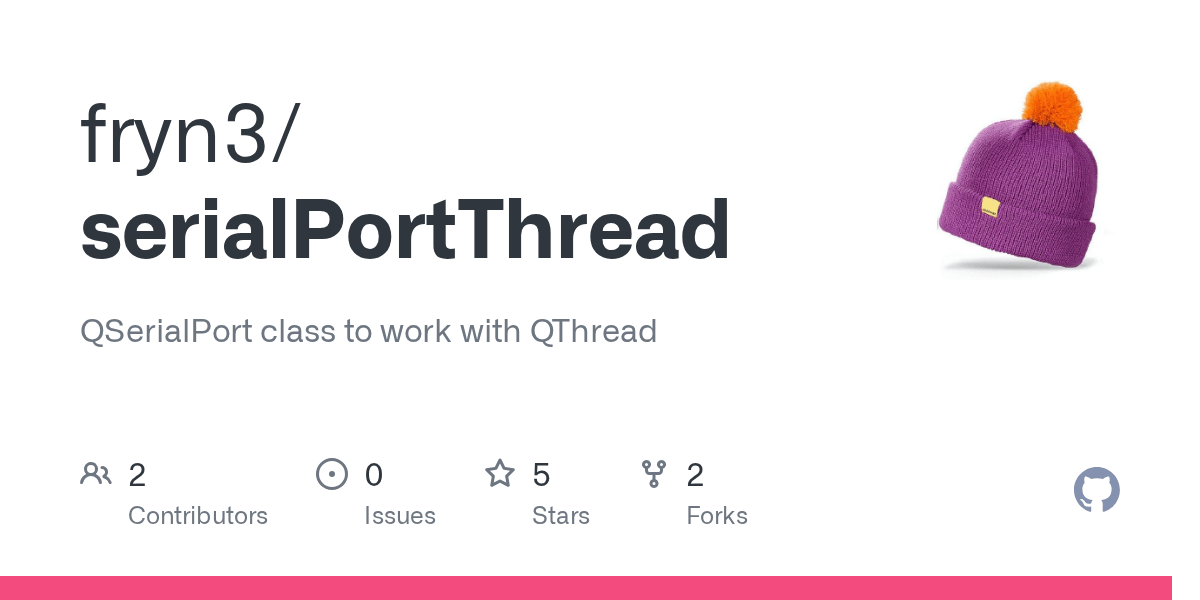 GitHub fryn3/serialPortThread QSerialPort class to work with QThread