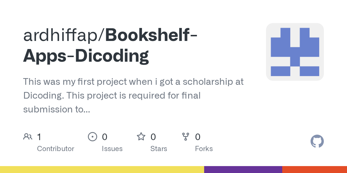 GitHub ardhiffap/BookshelfAppsDicoding This was my first project