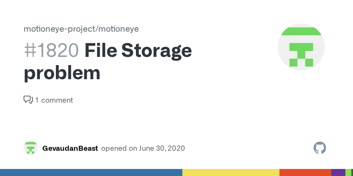 File Storage problem · Issue 1820 · motioneyeproject/motioneye · GitHub