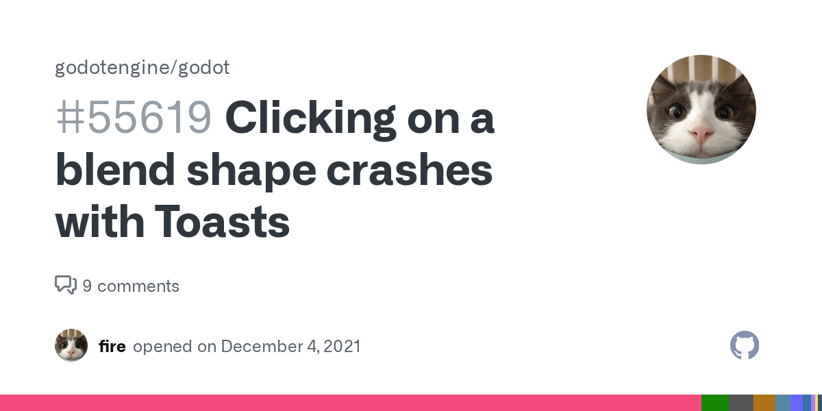 Clicking on a blend shape crashes with Toasts · Issue 55619