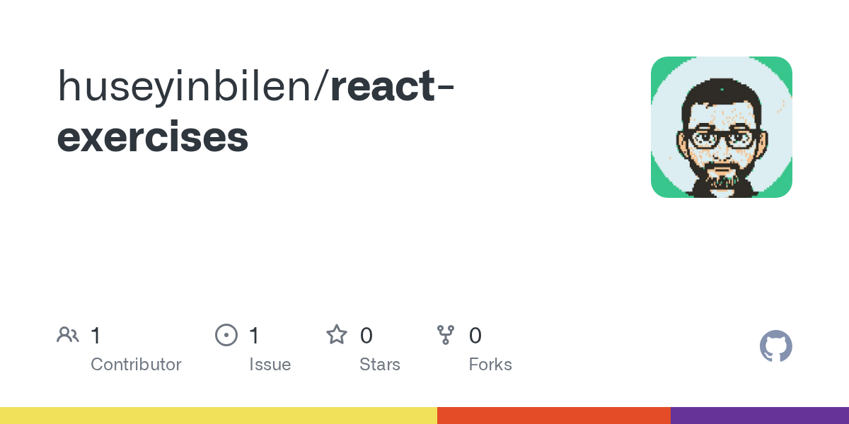 GitHub huseyinbilen/reactexercises