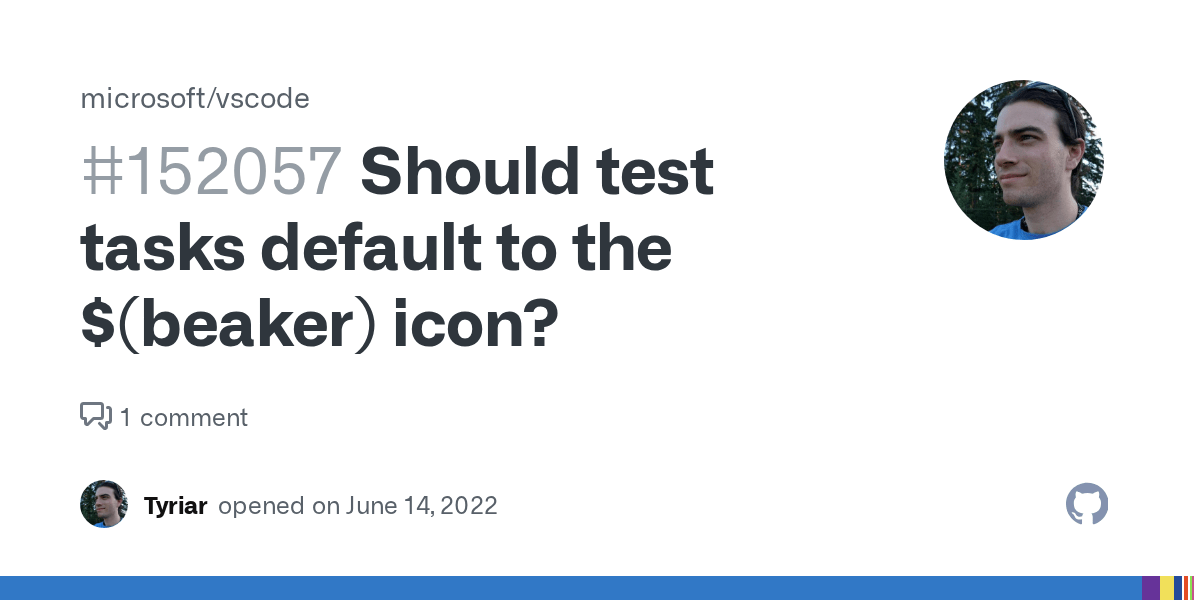 Should test tasks default to the (beaker) icon? · Issue 152057