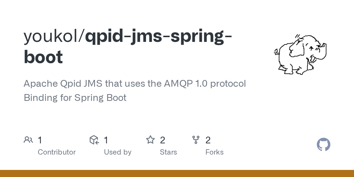 GitHub youkol/qpidjmsspringboot Apache Qpid JMS that uses the