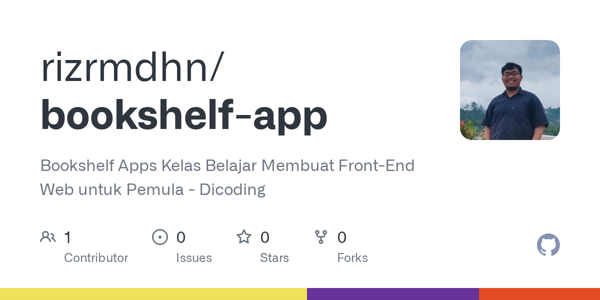 GitHub rizrmdhn/bookshelfapp Bookshelf Apps Kelas Belajar Membuat