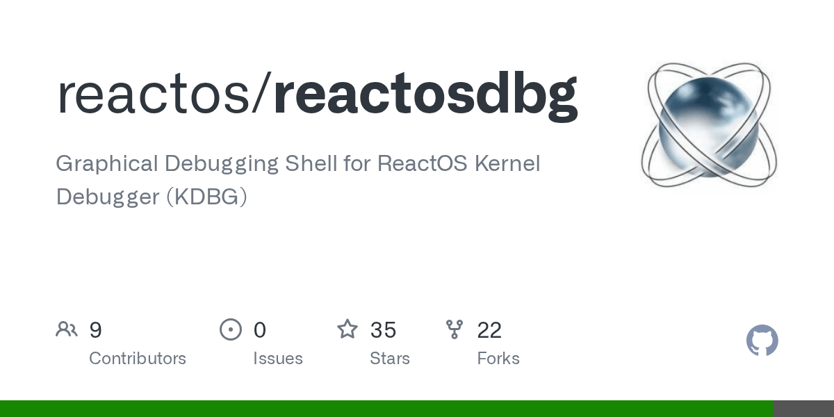 GitHub reactos/reactosdbg Graphical Debugging Shell for ReactOS