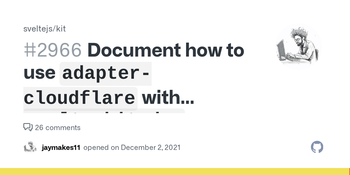 Document how to use `adaptercloudflare` with `sveltekit dev` · Issue