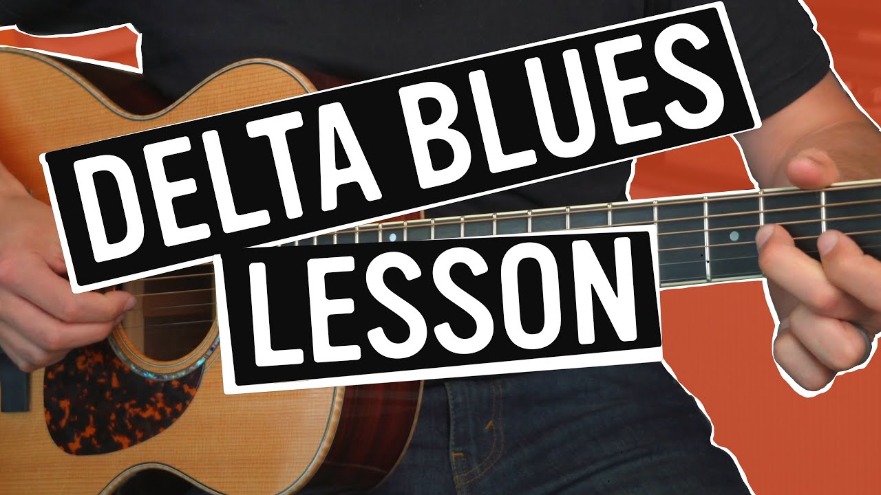 DELTA BLUES Guitar Lesson How to Play a Slow and Easy 12 Bar Blues