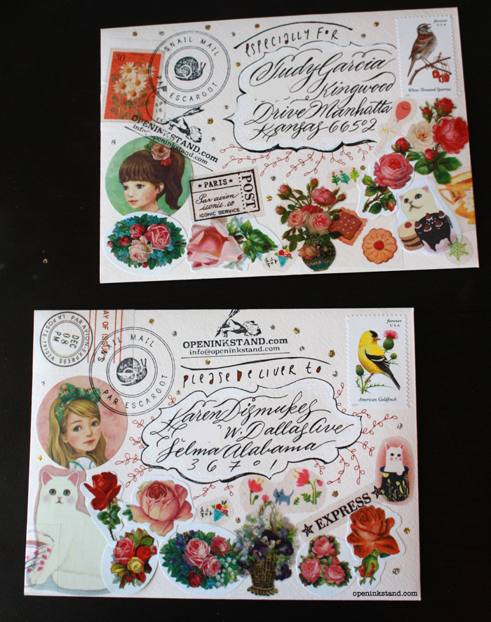 More sticker envelopes Openinkstand Art & Calligraphy