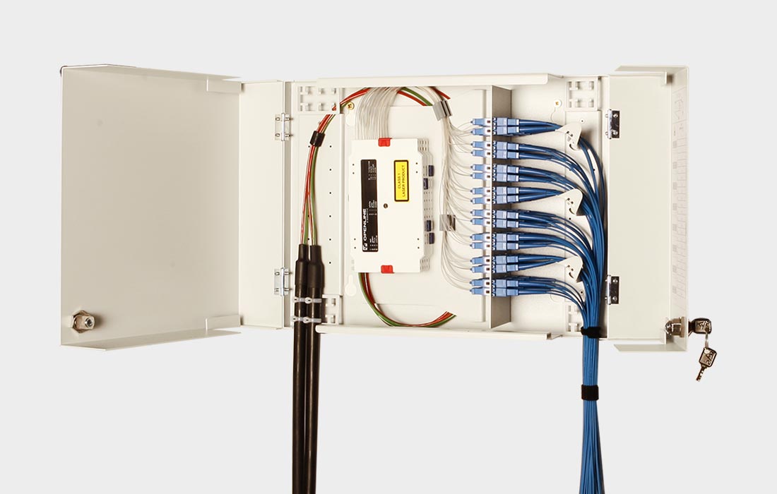 WHF Wallmounted Fiber Box Openline Fiberoptic
