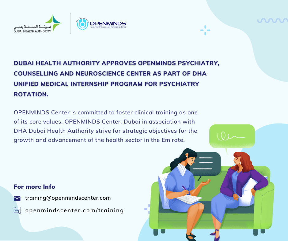DHA Internship OPENMINDS Psychiatry, Counselling & Neuroscience Centre