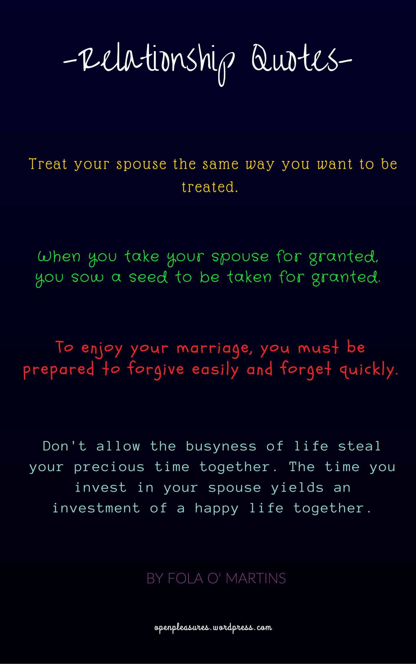 relationship taken for granted quotes Relationship Quotes