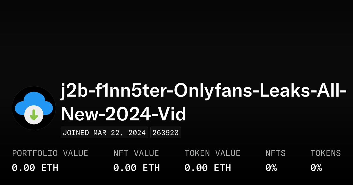 j2b-f1nn5ter-Onlyfans-Leaks-All-New-2024-Vid – Profil | OpenSea